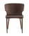 Стул Матео с кантом велюр коричневый ножки дерево (Стул Матео коричневый)