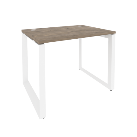 Стол рабочий на О-образном м/к Onix O.MO-SP-1.7 980x720x750 (Тиквуд Темный/Белый Металл)