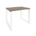 Стол рабочий на О-образном м/к Onix O.MO-SP-1.7 980x720x750 (Тиквуд Темный/Белый Металл)