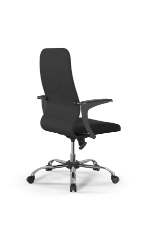 Кресло для руководителя Метта Sit 8 B2-10U - UMF(X1) /Uh02/Wh00/U1mL-b(M09.B21.G20.W01) (Темно-серый | Черный)