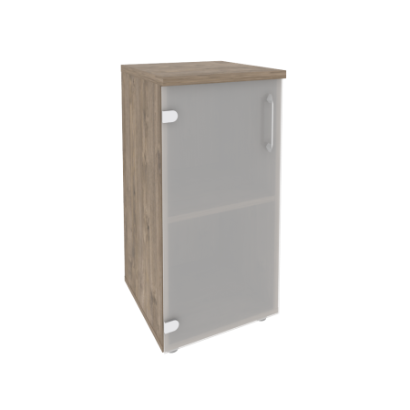 Шкаф низкий узкий левый Onix O.SU-3.2L 400x420x823 (Тиквуд Темный)