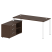 Рабочая станция с опорной тумбой левая Metal System Style БП.РС-СТС-2.4 Л 1700x1520x750 (Дуб Наварра/Серый металл)
