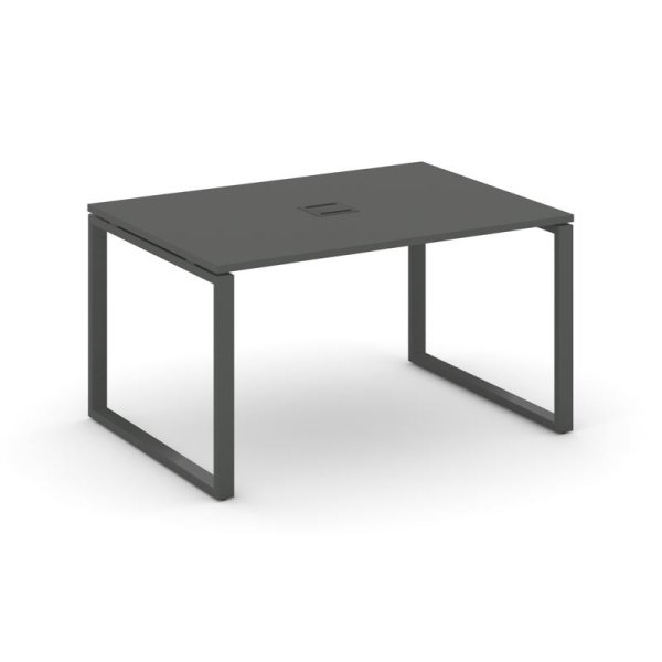 Стол переговорный SN-6O.SPRG-001 (980х980х750) (Антрацит/Металл Антрацит)