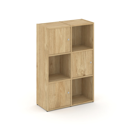 Стеллаж Locker Plus LK.K-002 798x350x1203 (Тиквуд Светлый |)