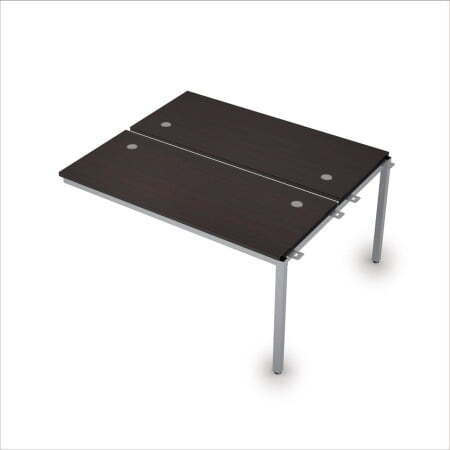 6МБС.269 Сдвоенные бенч-системы, средний модуль (1400x1235x750) (Венге/Алюминий матовый)