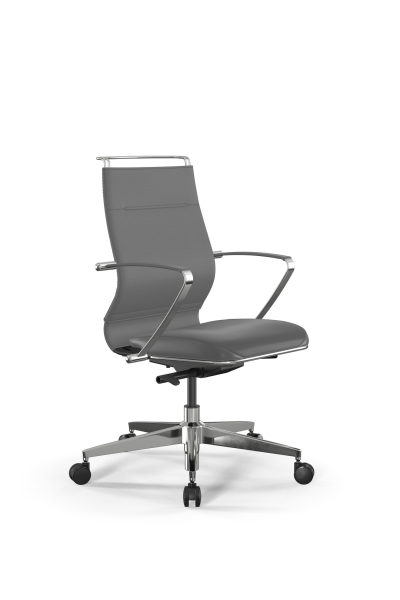 Кресло для руководителя Метта SynchroSit Well M3-192K - Extra /Ach46/Wm12/K5cL(M23.B22.G18.W03) (Серый)